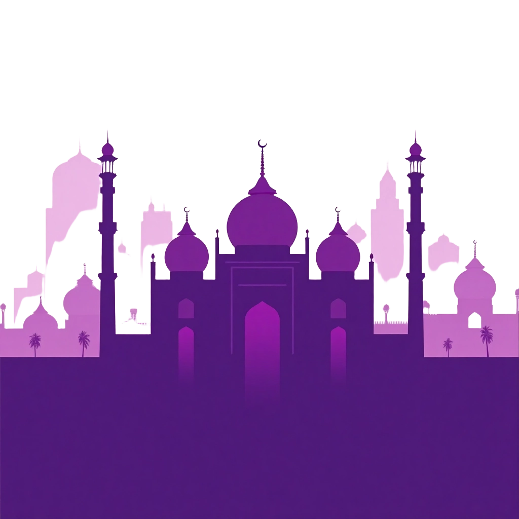 Majestic Mosque Silhouette